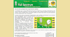 Desktop Screenshot of fullspectrum.hu