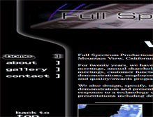 Tablet Screenshot of fullspectrum.com